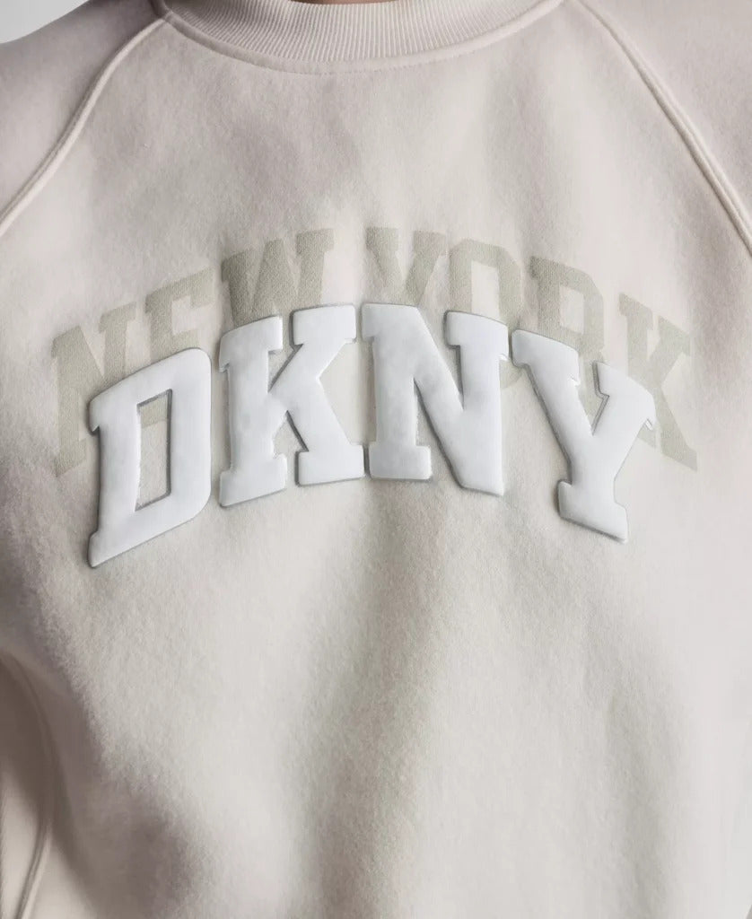 DKNY Sport Women's NY Shadow Varsity Logo Crewneck Sweatshirt