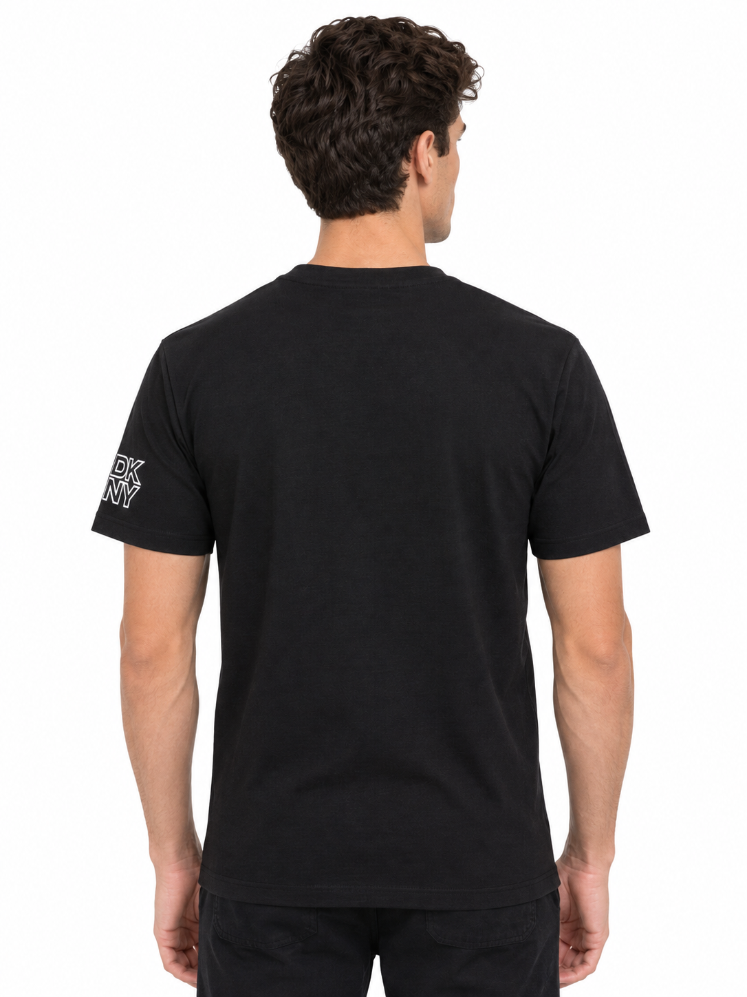 DKNY Bold Black Horizontal Stripe T-shirt