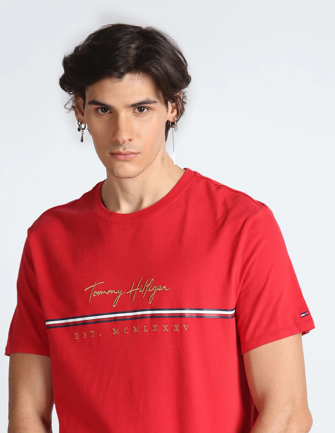 TOMMY HILFIGER Crew Neck Cotton York T-Shirt