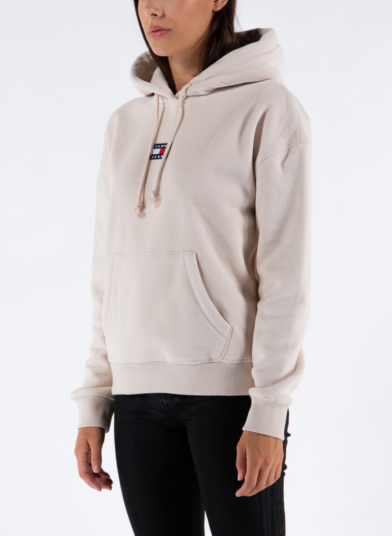 TOMMY JEANS HOODIE WITH BADGE