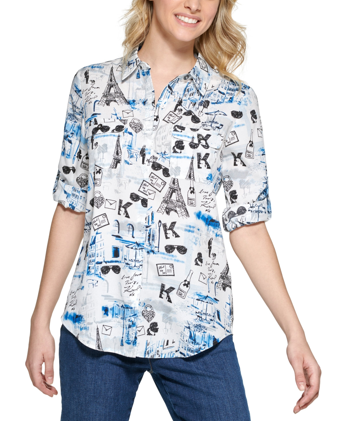 KARL LAGERFELD PARIS women's shirt