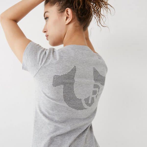 TRUE RELIGION V-Neck Logo T-Shirt