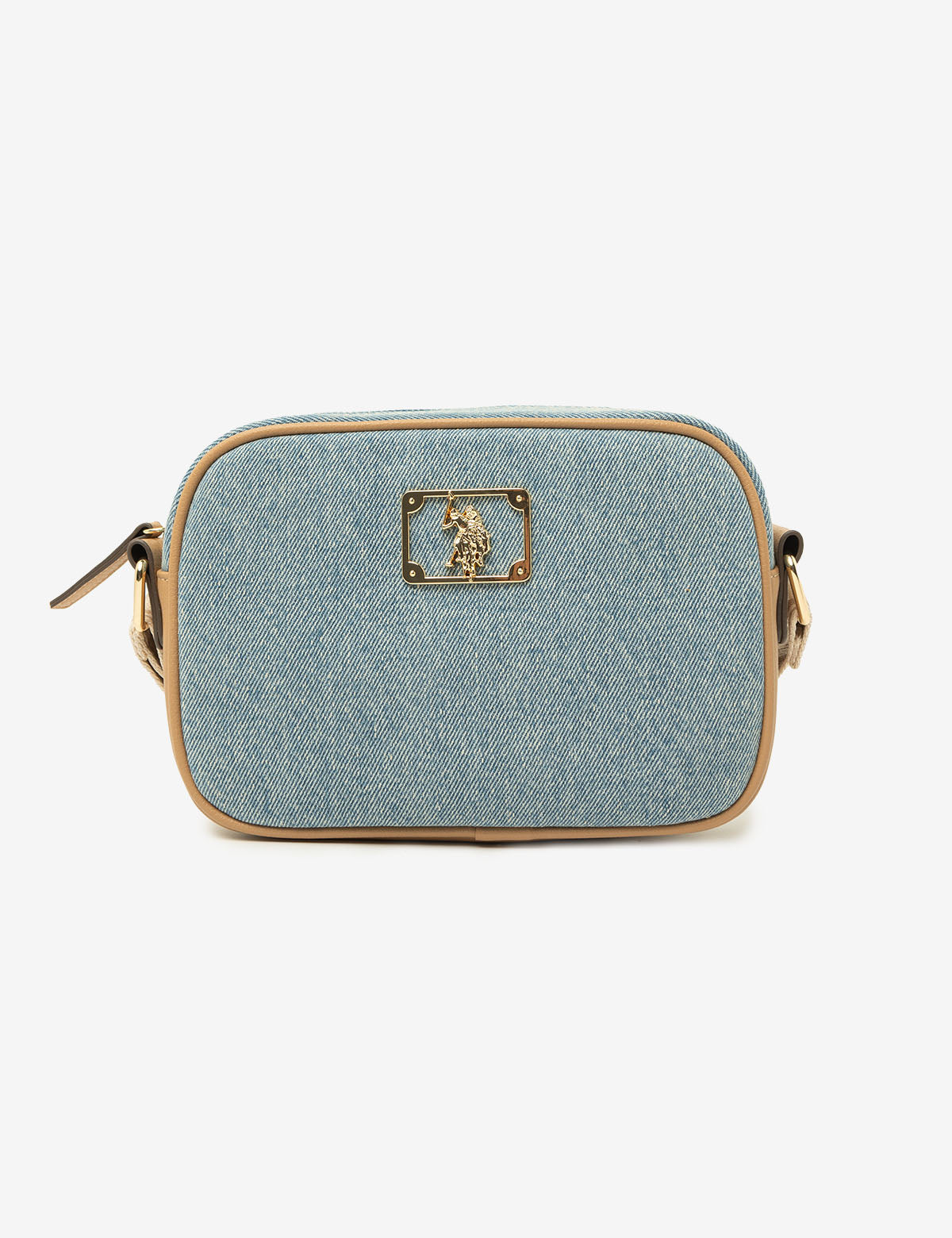 US POLO ASSN DENIM CROSSBODY BAG