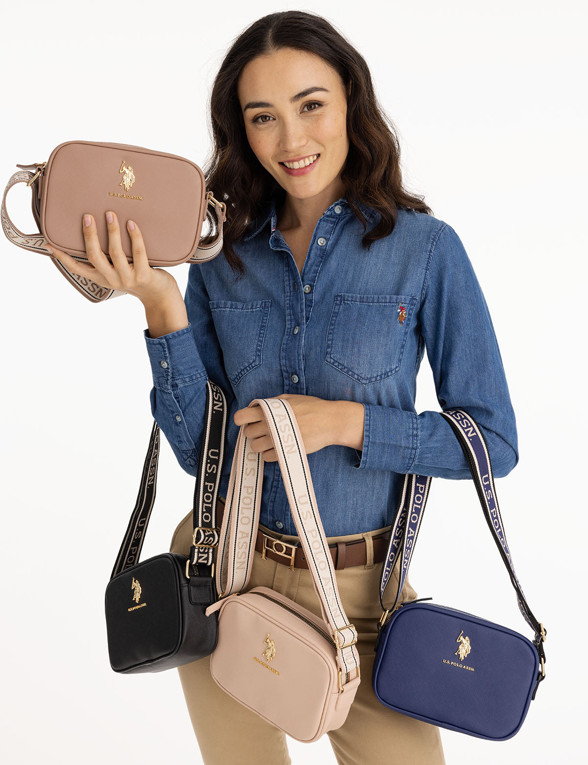 U S. POLO ASSN. CLASSIC ZIP CROSSBODY BAG
