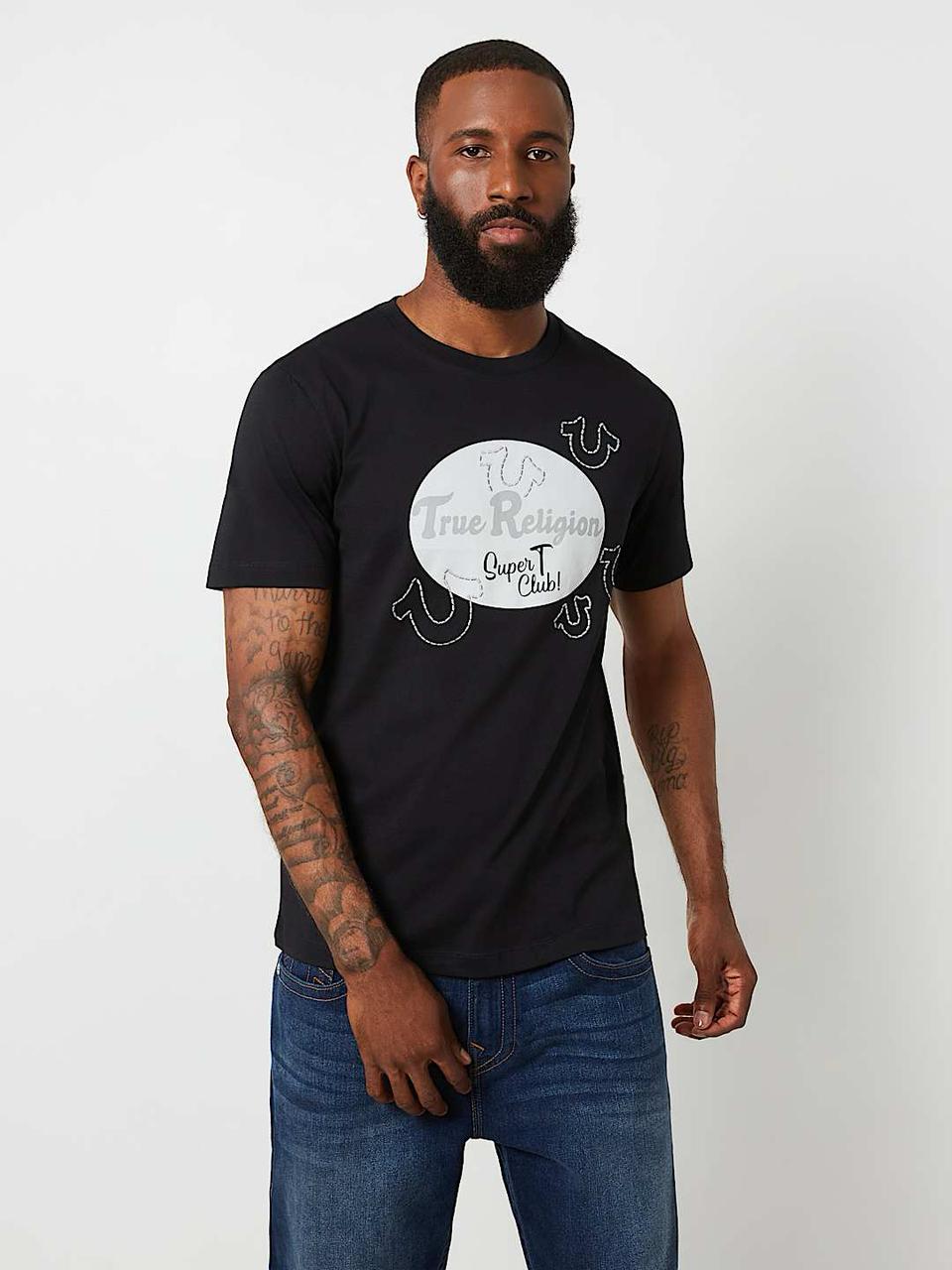 TRUE RELIGION SUPER T CLUB GRAPHIC TEE