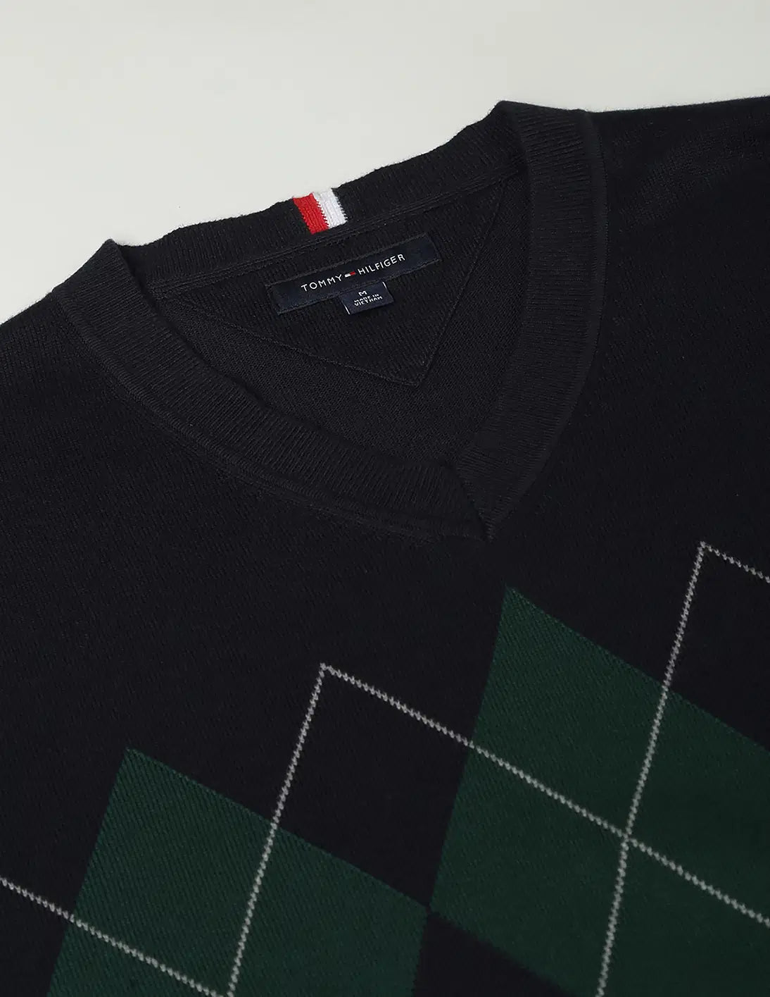 TOMMY HILFIGER V-Neck Cotton Arthur Sweater