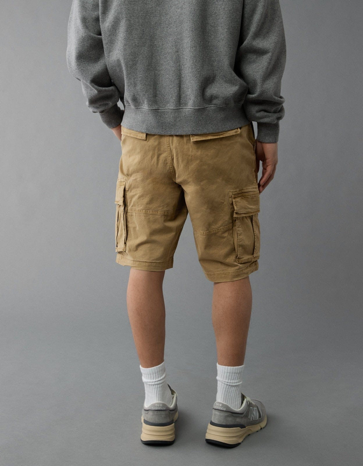 GAP Men Brown 11" Twill Cargo Shorts With GapFlex