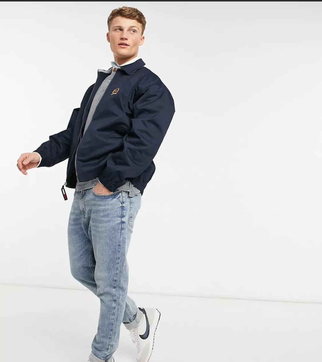 TOMMY HILFIGER Men s Classic Ivy Jacket 35th Anniversary Iconic Re