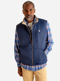 US. POLO ASSN. Men’s Sleeveless Vest with Sherpa Collar