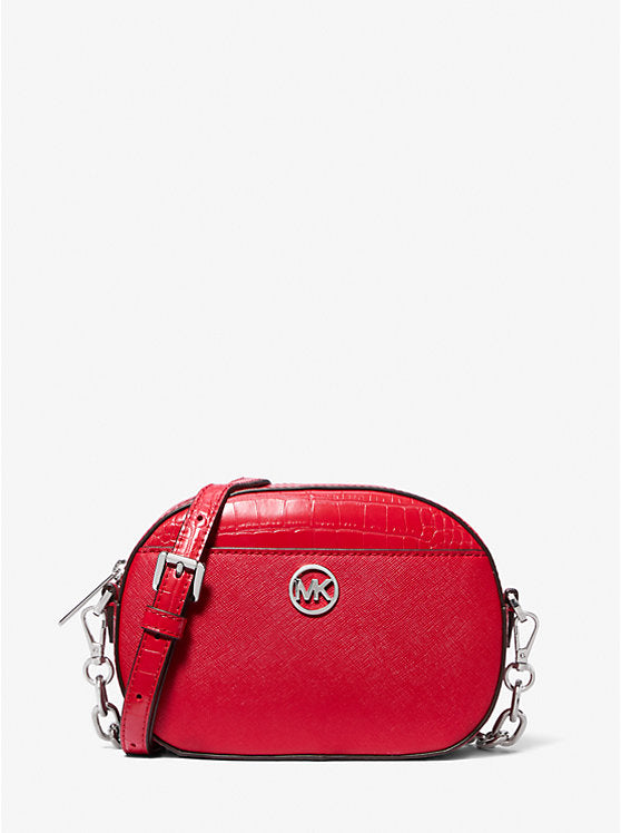 Michael Kors  Jet Set Glam Leather Crossbody Bag