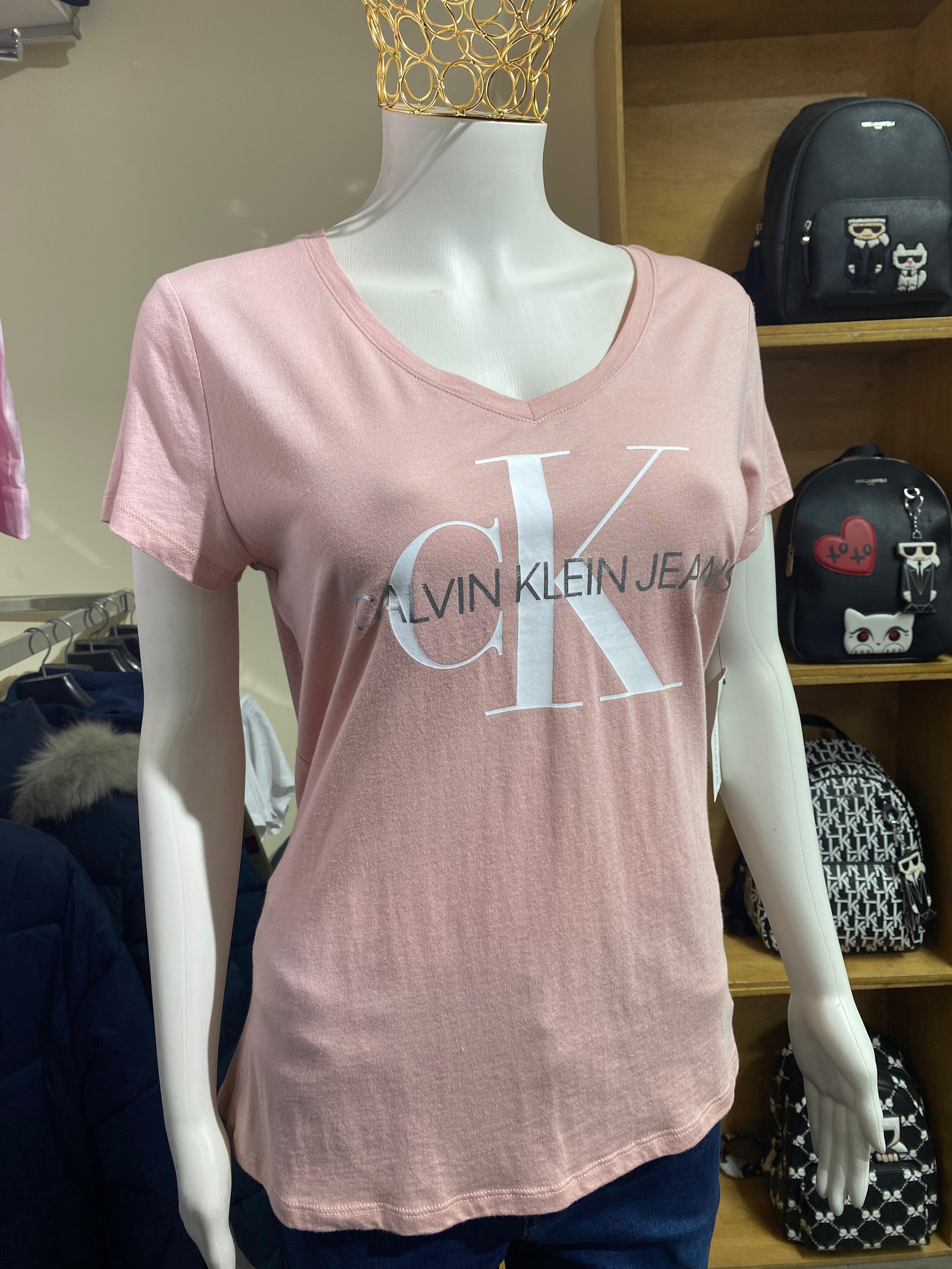 CALVIN KLEIN JEANS Women's V-Neck T-Shirt