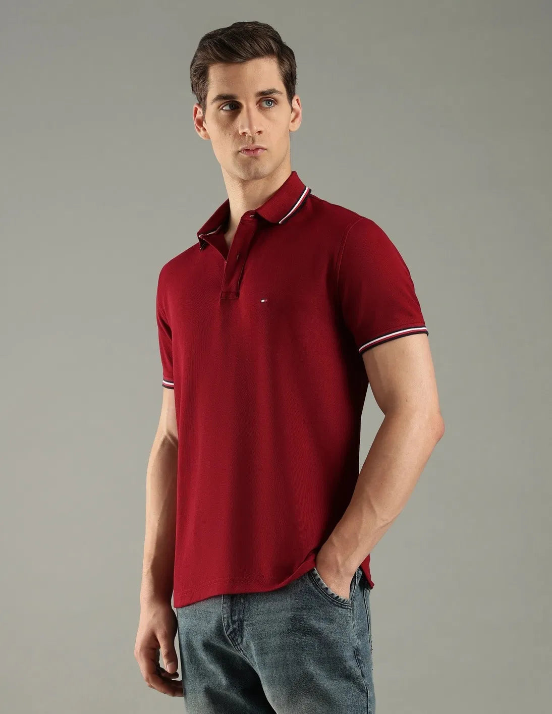Tommy Hilfiger Regular Fit Tommy Wicking Polo - HIPPO US Brands Tommy Hilfiger