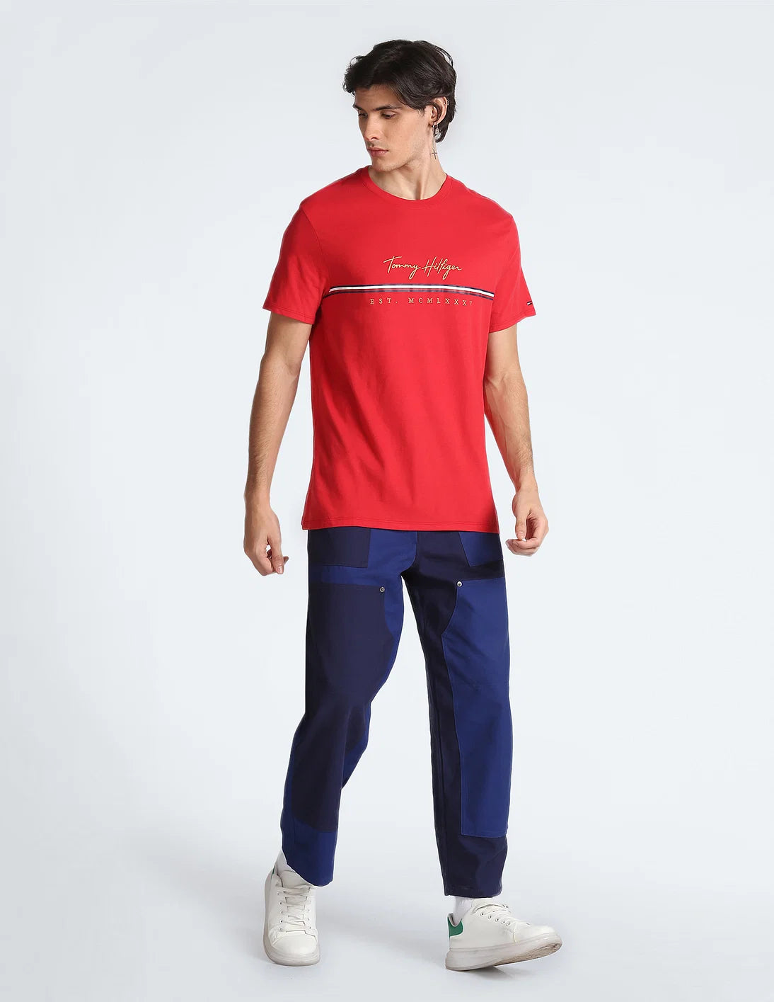 TOMMY HILFIGER Crew Neck Cotton York T-Shirt