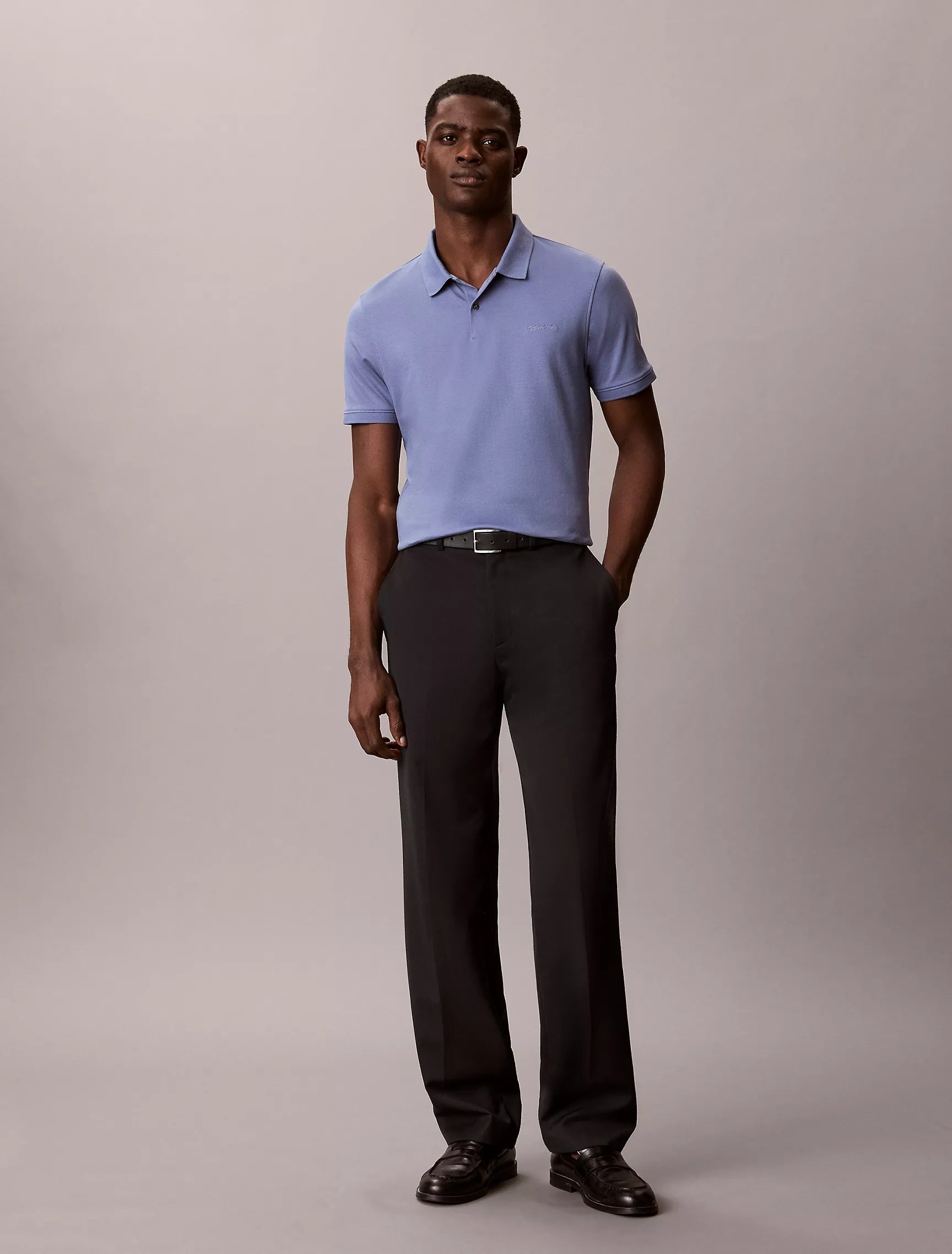 Calvin Klein Men's Solid Polo Shirt