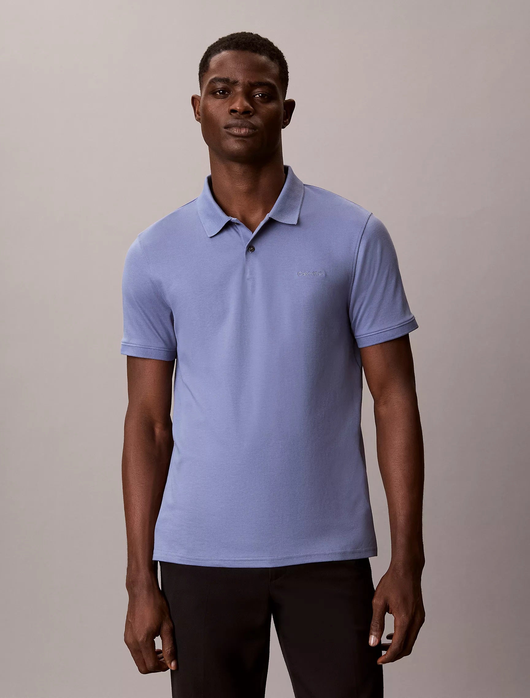 Calvin Klein Men's Solid Polo Shirt