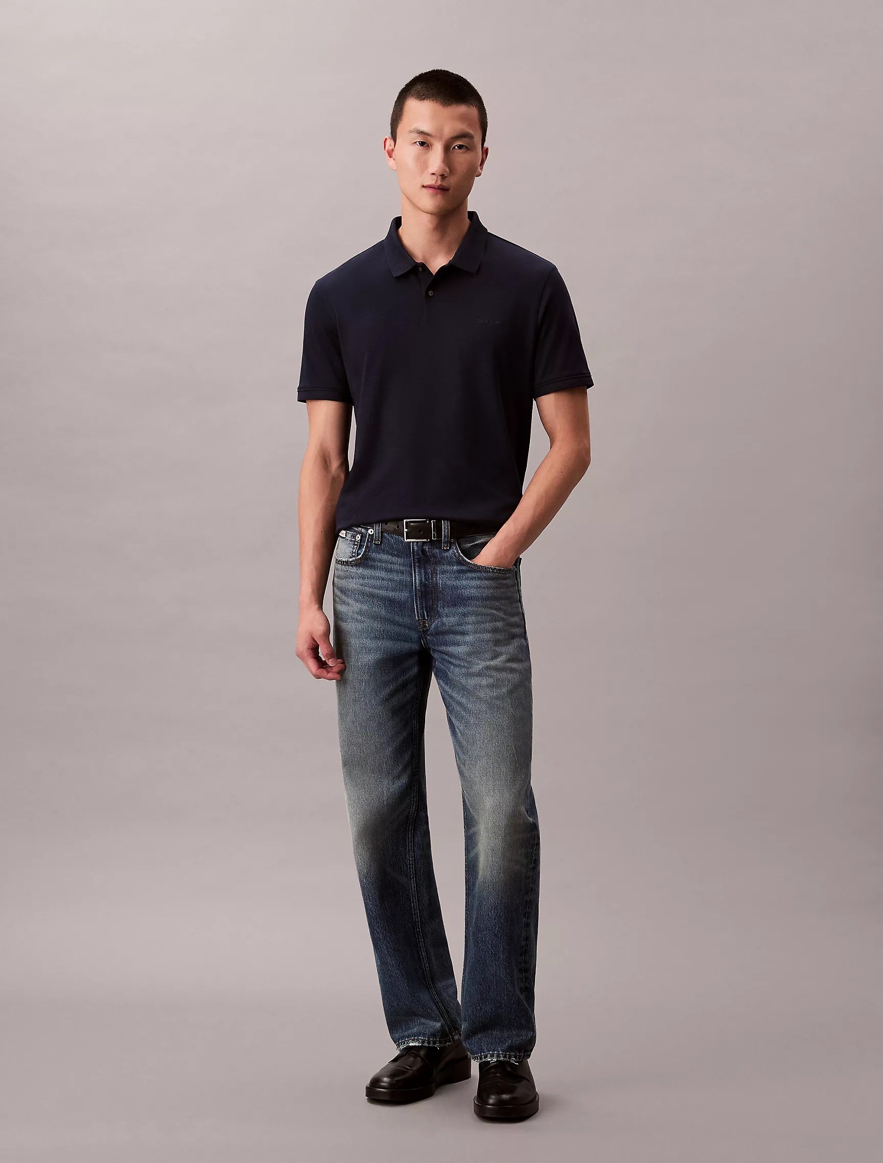 Calvin Klein Men's Solid Polo Shirt