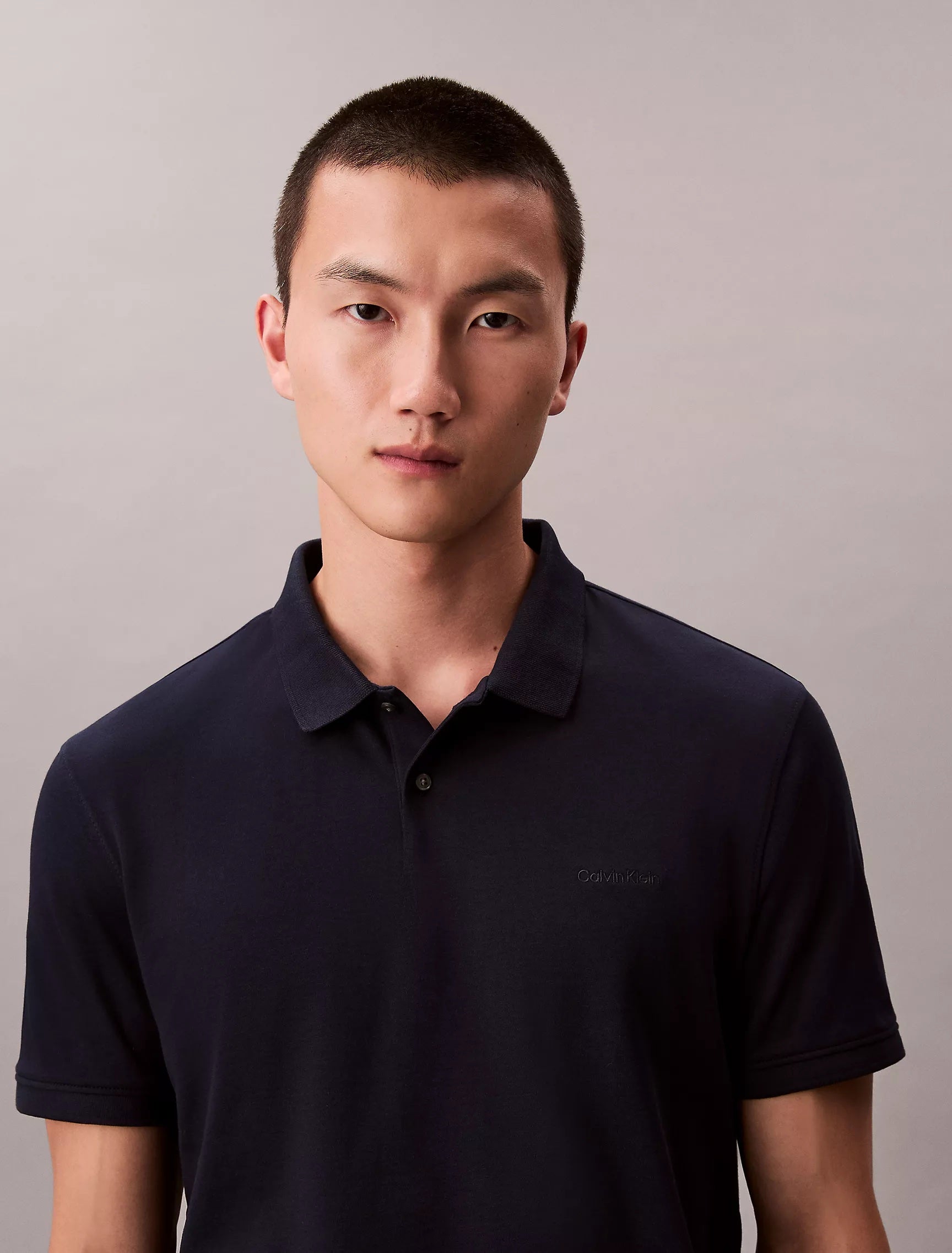 Calvin Klein Men's Solid Polo Shirt