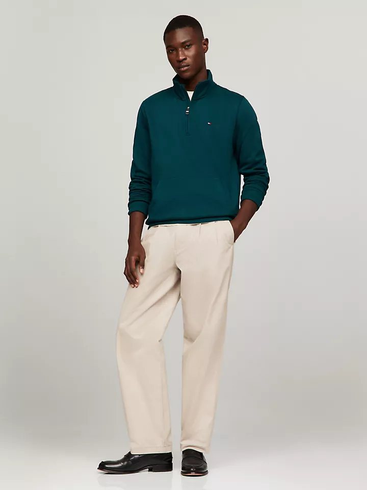 TOMMY HILFIGER Classic Quarter-Zip Sweater