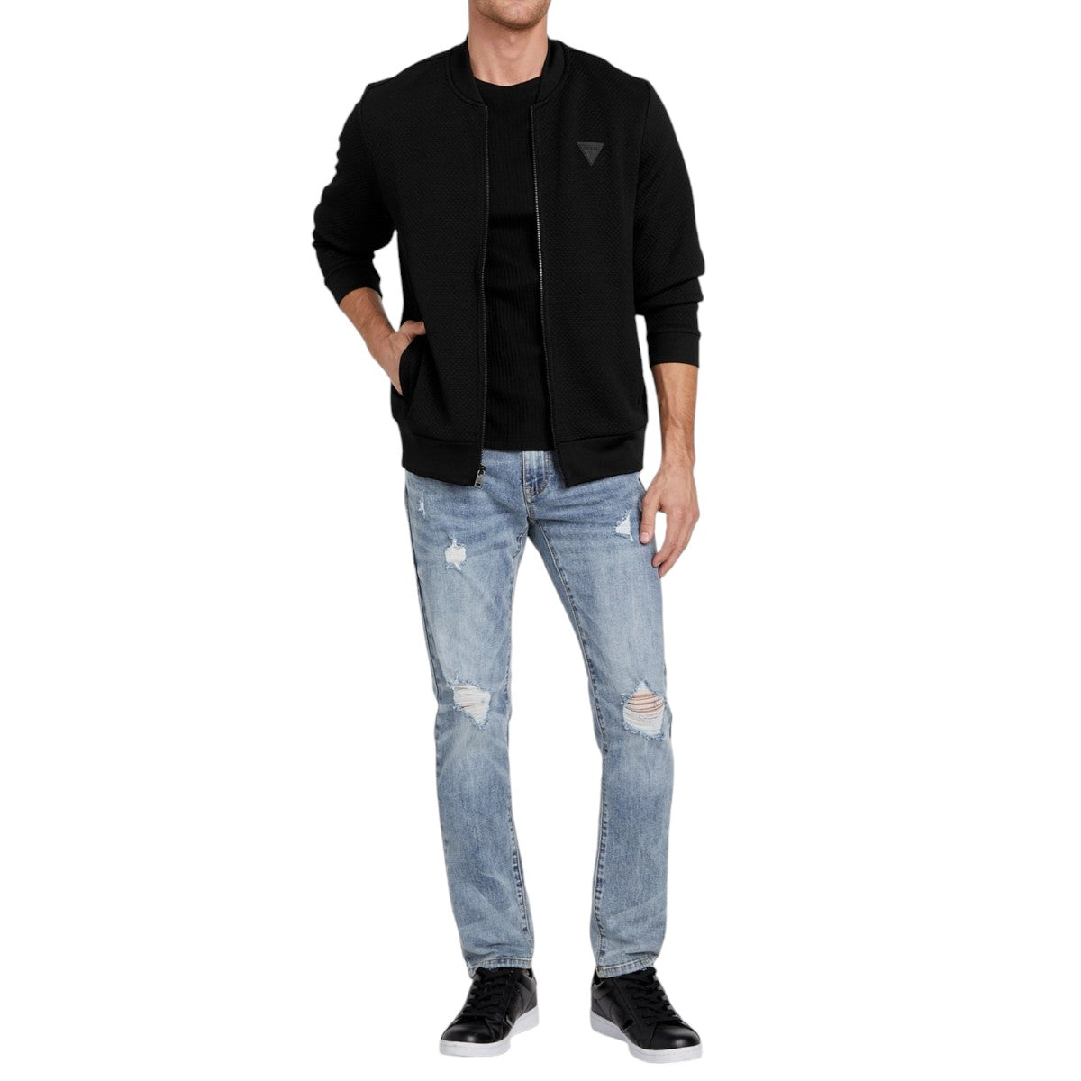 Guess Men's Casual Long Sleeve Sweater
