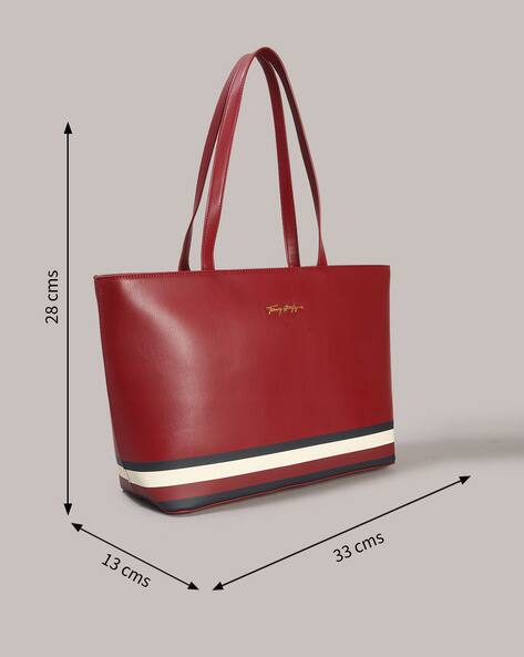 TOMMY HILFIGER Women Tote Bag with Zip Closure