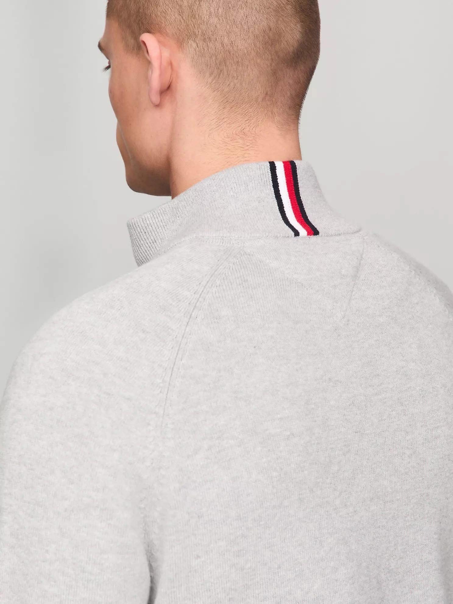 TOMMY HILFIGER SWEATER M COTTON ZIP THROUGH TH