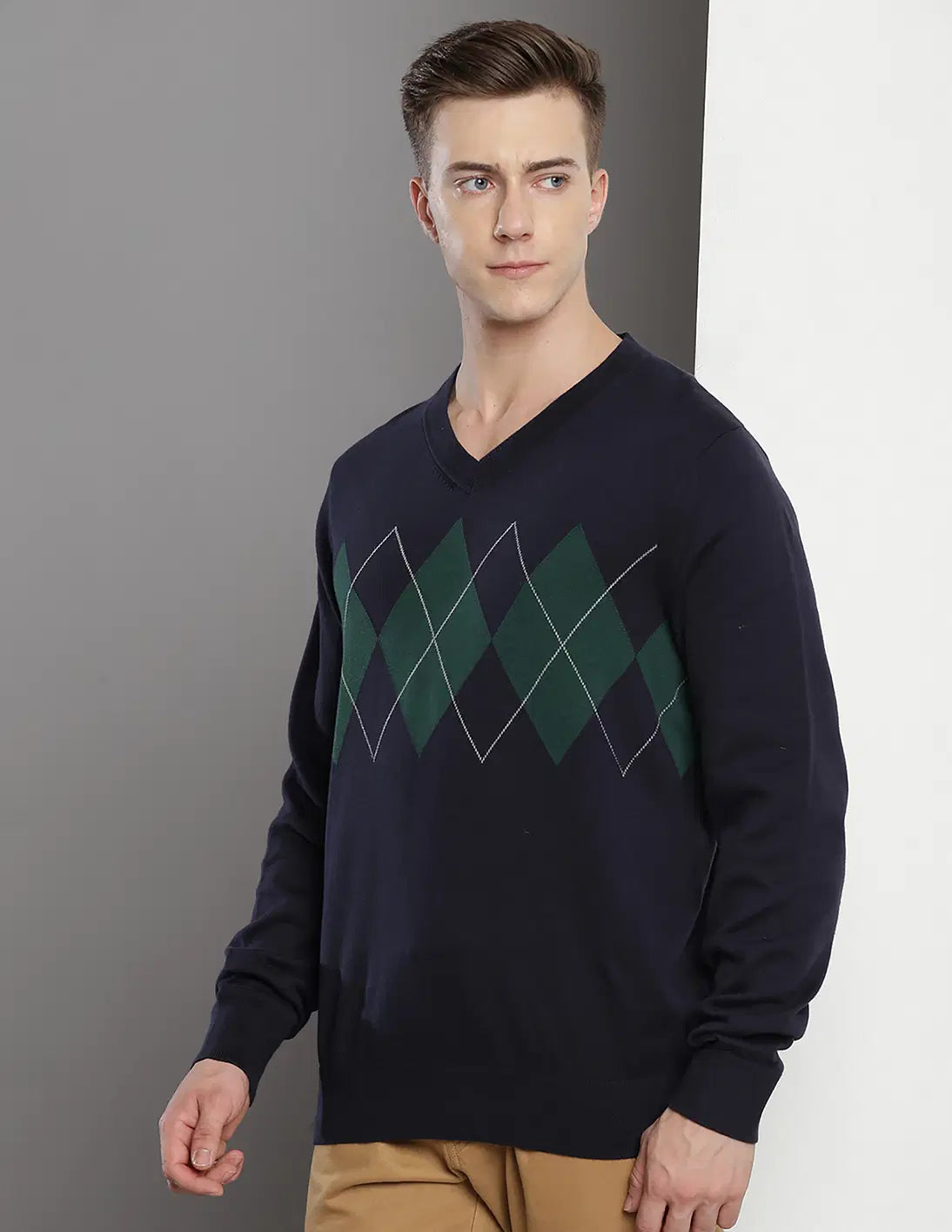 TOMMY HILFIGER V-Neck Cotton Arthur Sweater