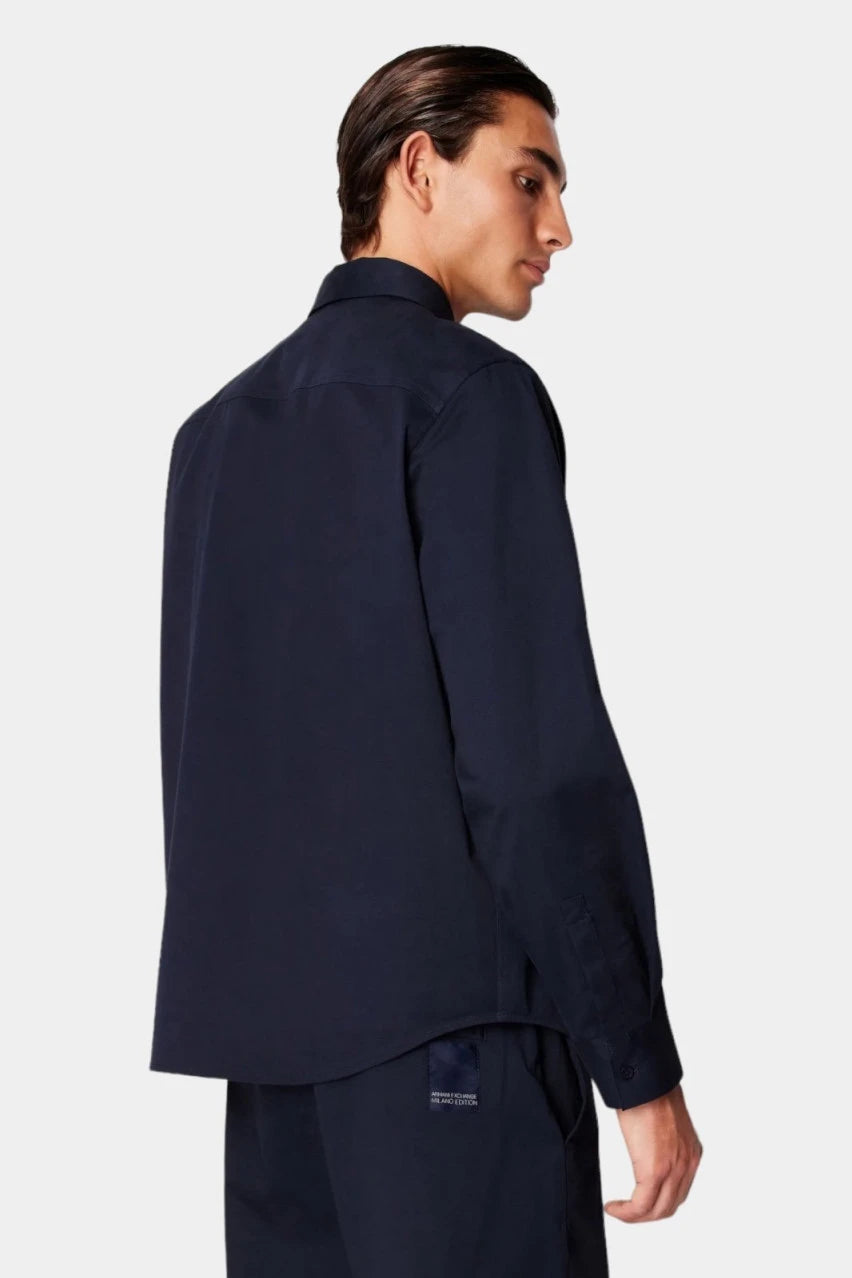 ARMANI EXCHANGE Navy blue shirt jacket