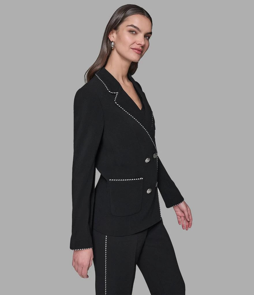 KARL LAGERFELD PARIS PATCH VARSITY BLAZER