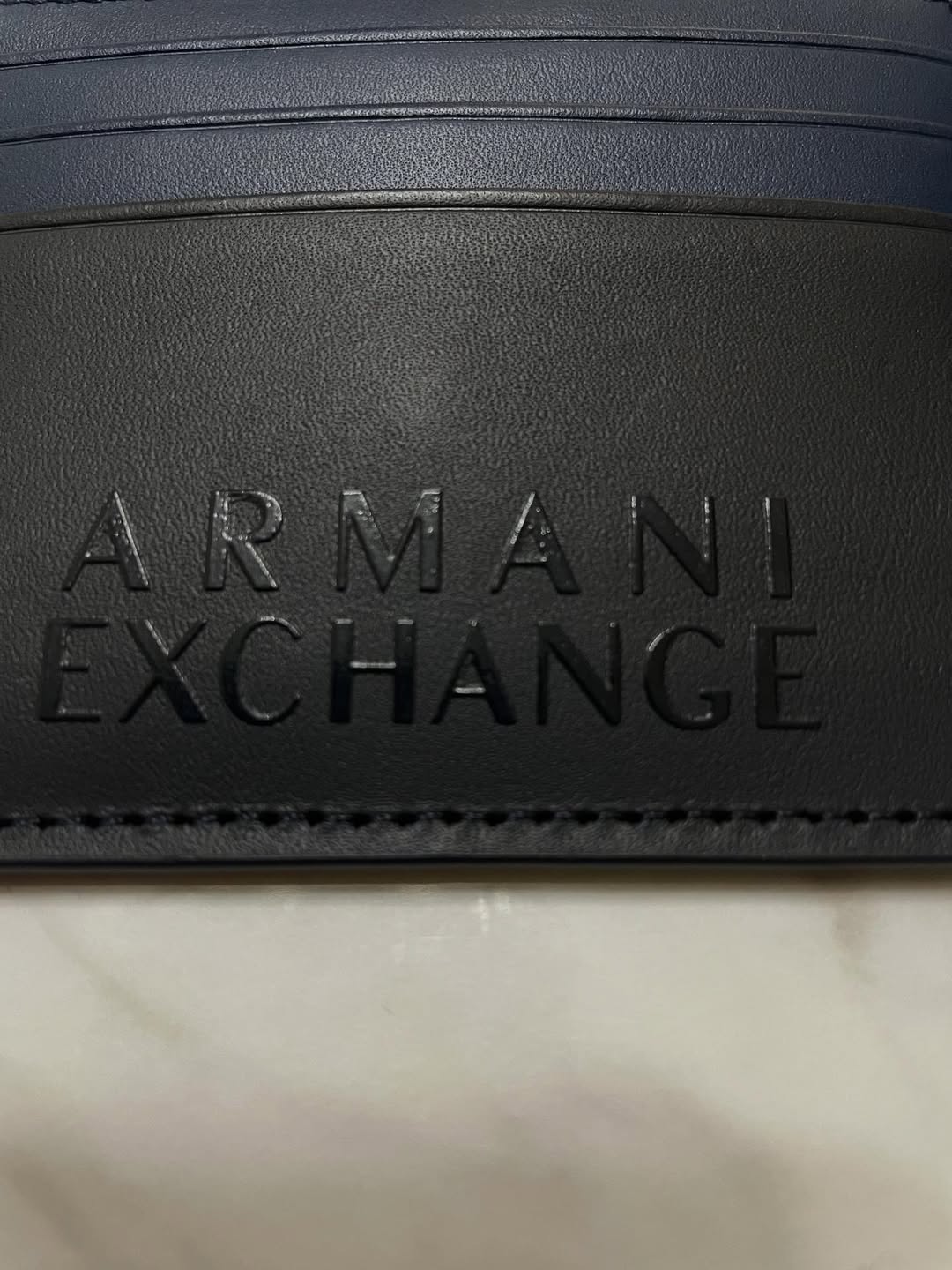 ARMANI EXCHANGE Leather card holder