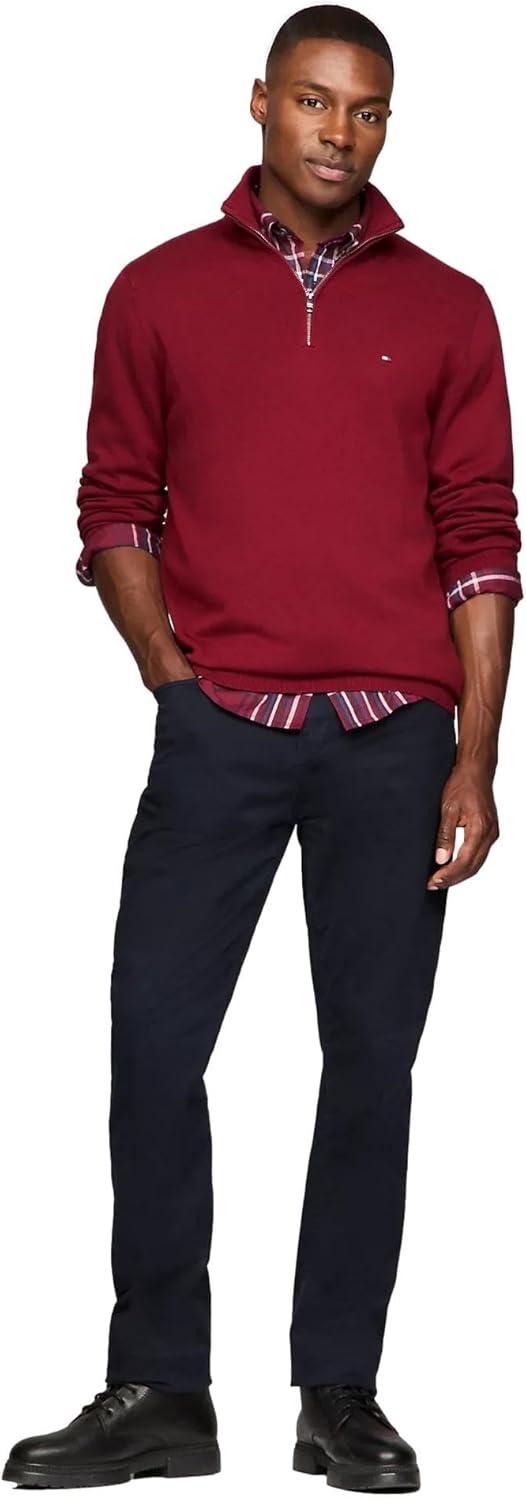TOMMY HILFIGER Classic Quarter-Zip Sweater