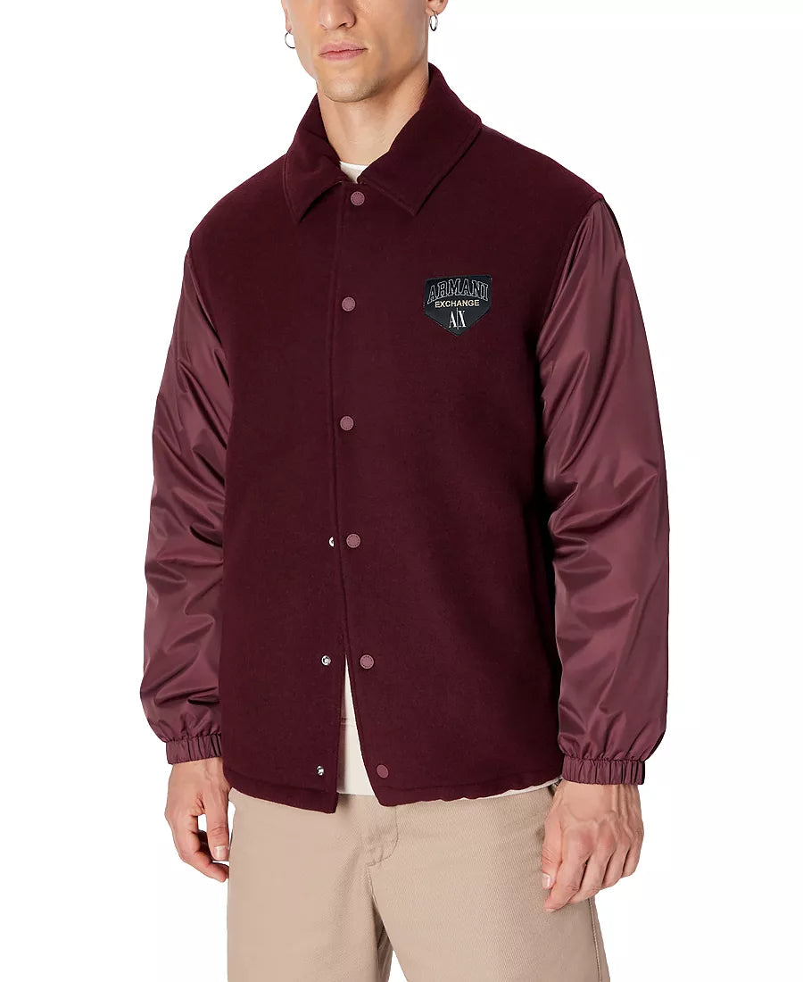 A|X Armani Exchange
Men's Campus Logo Bomber Jacket - HIPPO US Brands ARMANI EXCHANGE
