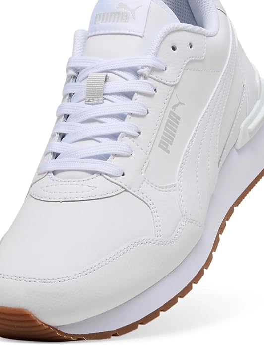 PUMA Unisex St Runner V4 L Trainers, Puma White Glacial Gray Gum