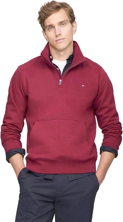 TOMMY HILFIGER Classic Quarter-Zip Sweater
