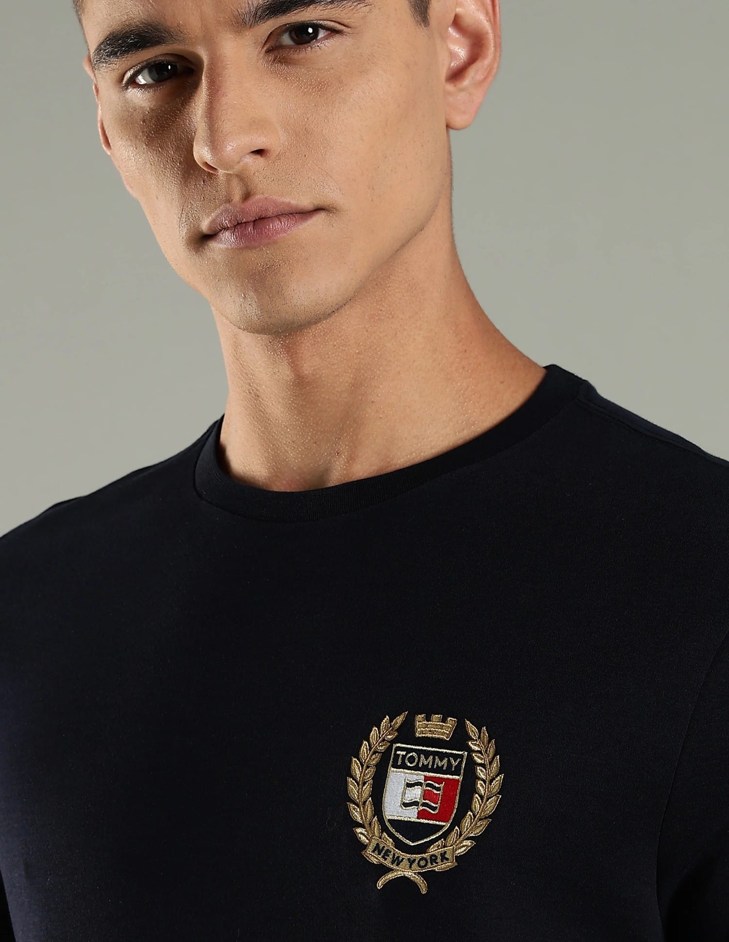 Tommy Hilfiger Laurel Leaf Cotton Interlock T-Shirt Regular Fit