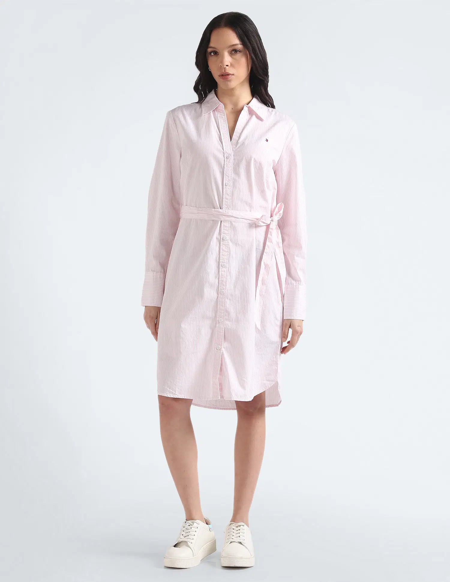 TOMMY HILFIGER Spread Collar Monica Shirt Dress