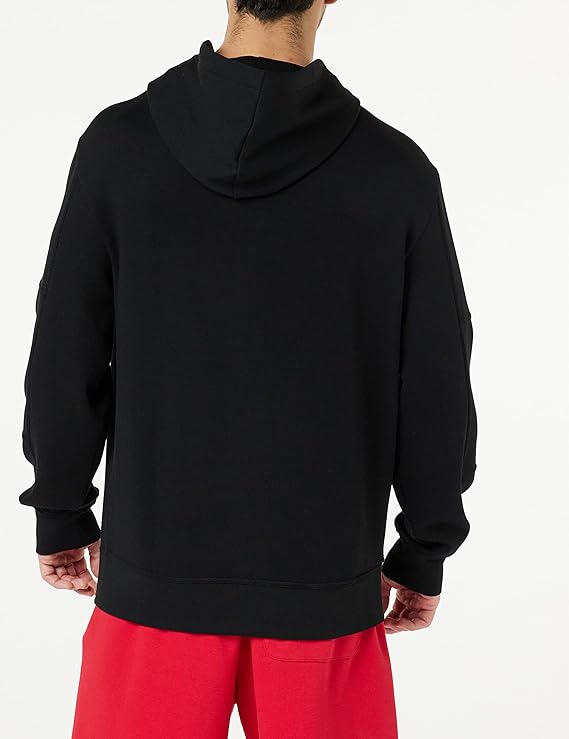 ARMANI EXCHANGE Men's Hooded Neck Embossed Logo Front Sweatshirt Hoodie