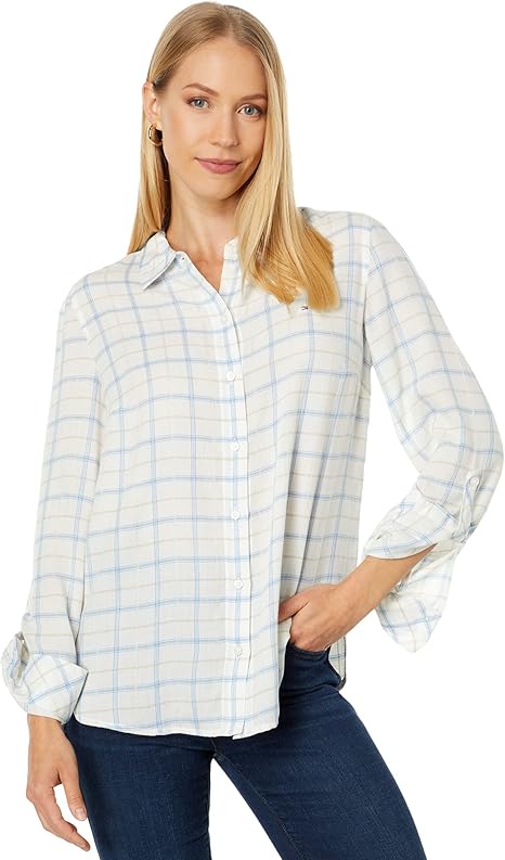 Tommy Hilfiger Women's Roll Tab Shirt