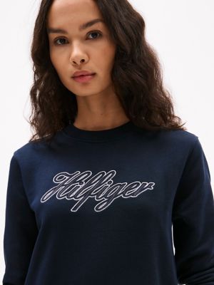 TOMMY HILFIGER Script Logo Sweatshirt Dress