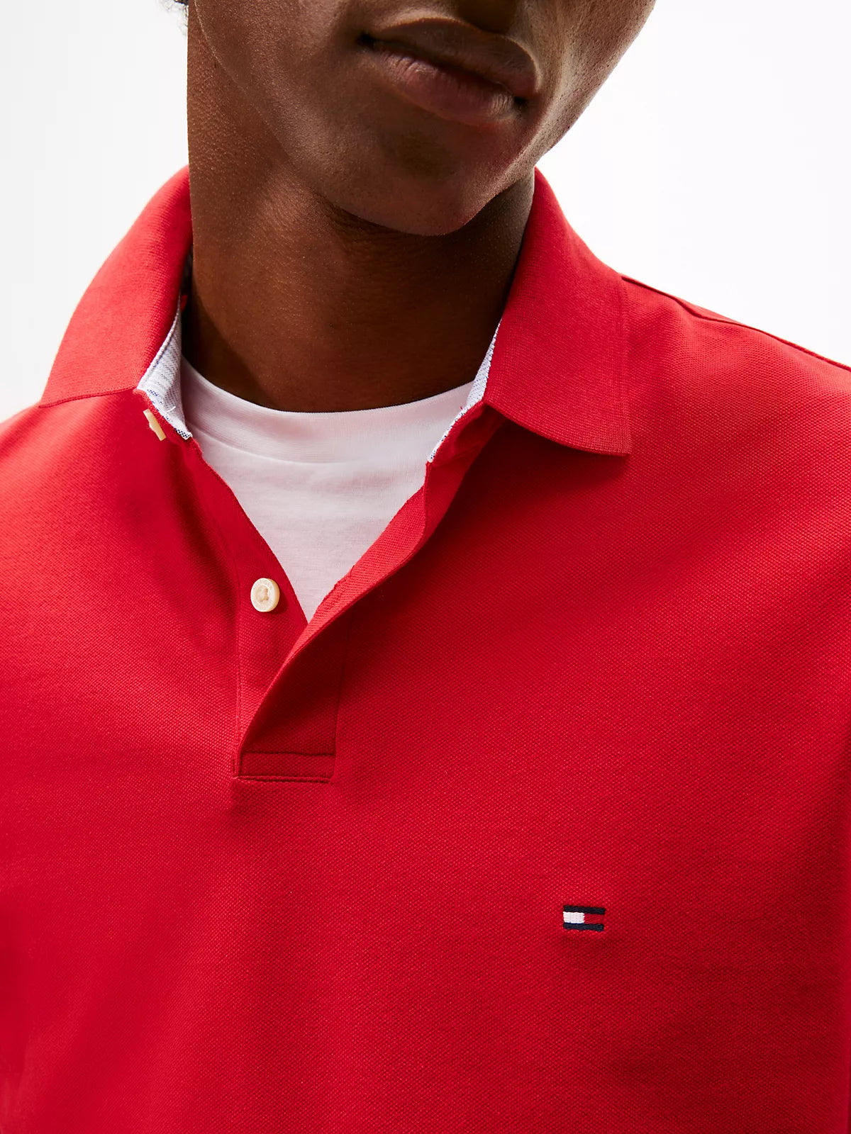 TOMMY HILFIGER Regular Fit Stretch Tommy Polo