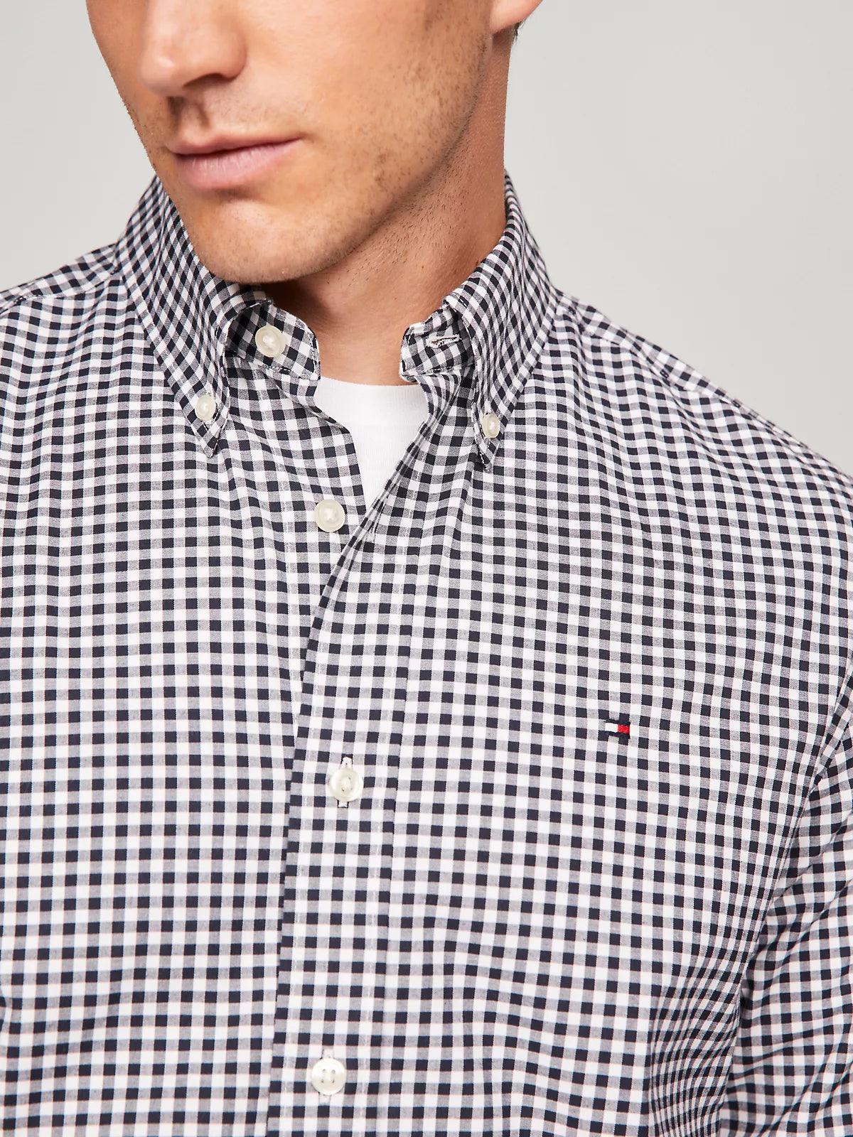 TOMMY HILFIGER Regular Fit Gingham Print All-Day Shirt