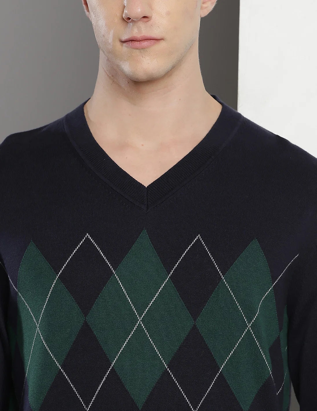 TOMMY HILFIGER V-Neck Cotton Arthur Sweater