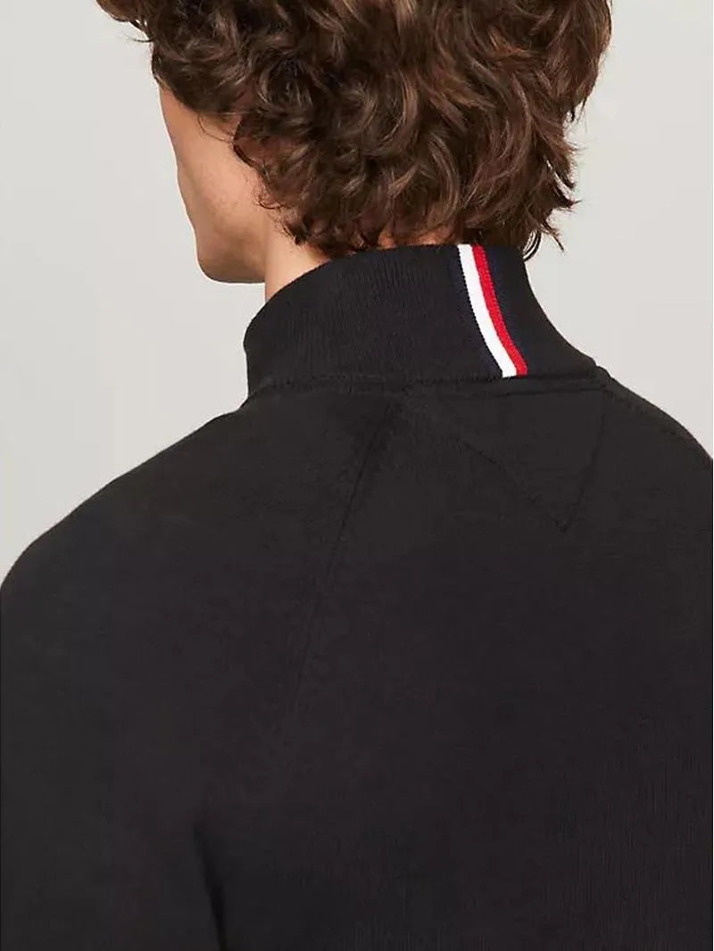 TOMMY HILFIGER SWEATER M COTTON ZIP THROUGH TH