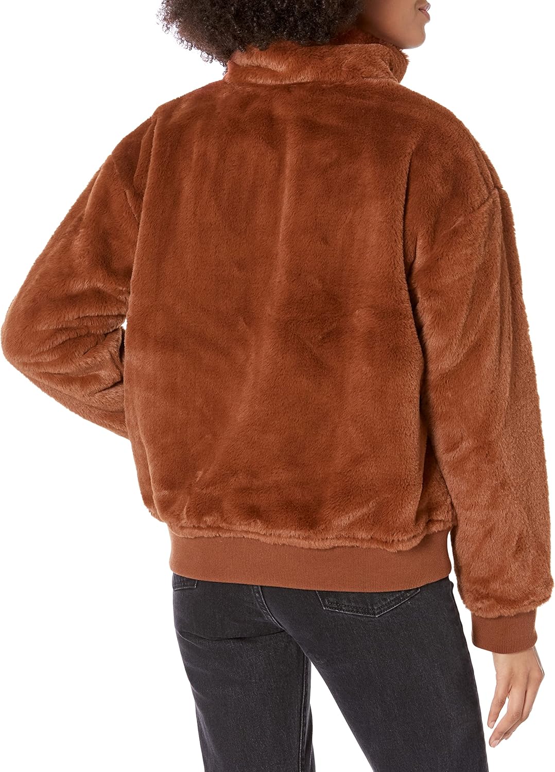 TOMMY HILFIGER Faux Fur Zip Sweatshirt