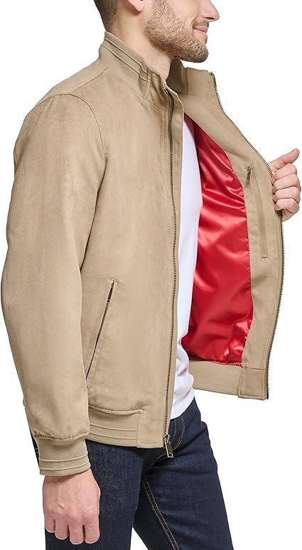 Dkny Patina Suede Leather Jacket - HIPPO US Brands DKNY