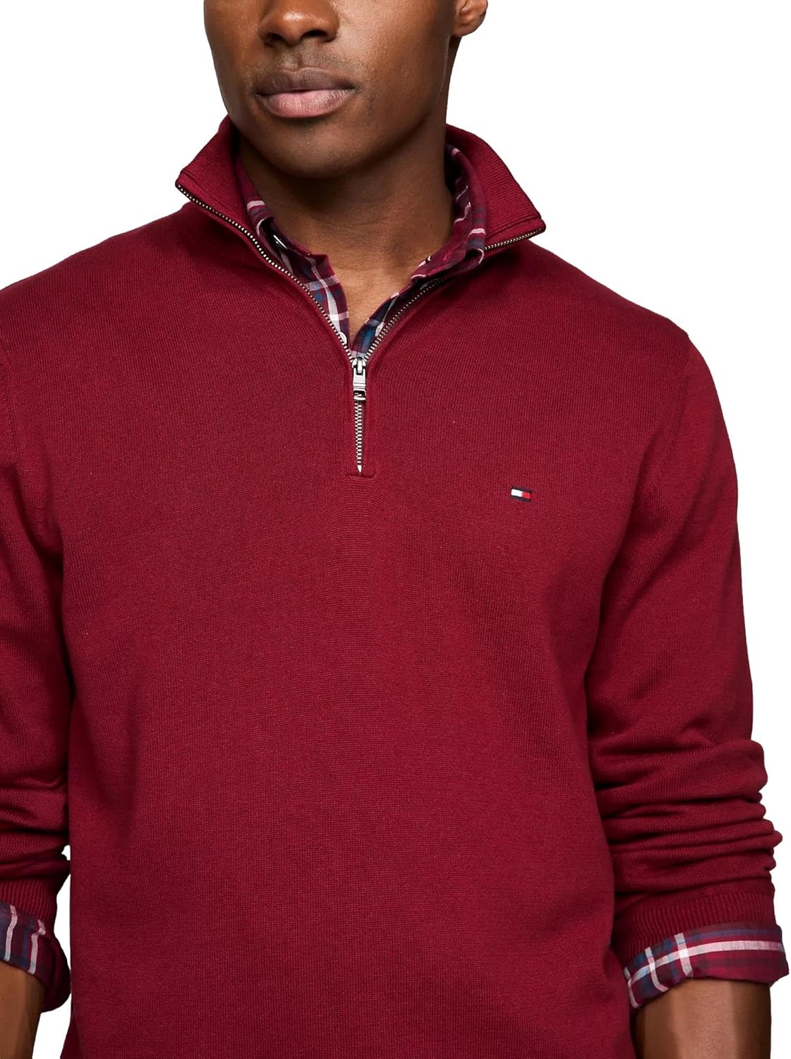 TOMMY HILFIGER Classic Quarter-Zip Sweater