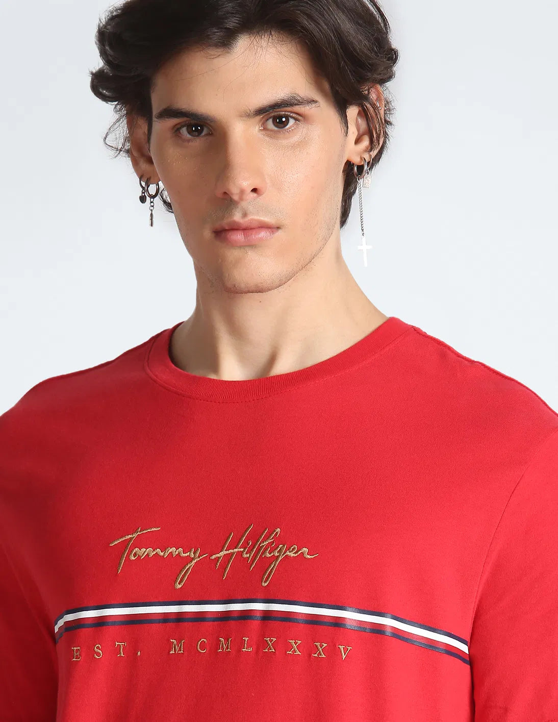 TOMMY HILFIGER Crew Neck Cotton York T-Shirt