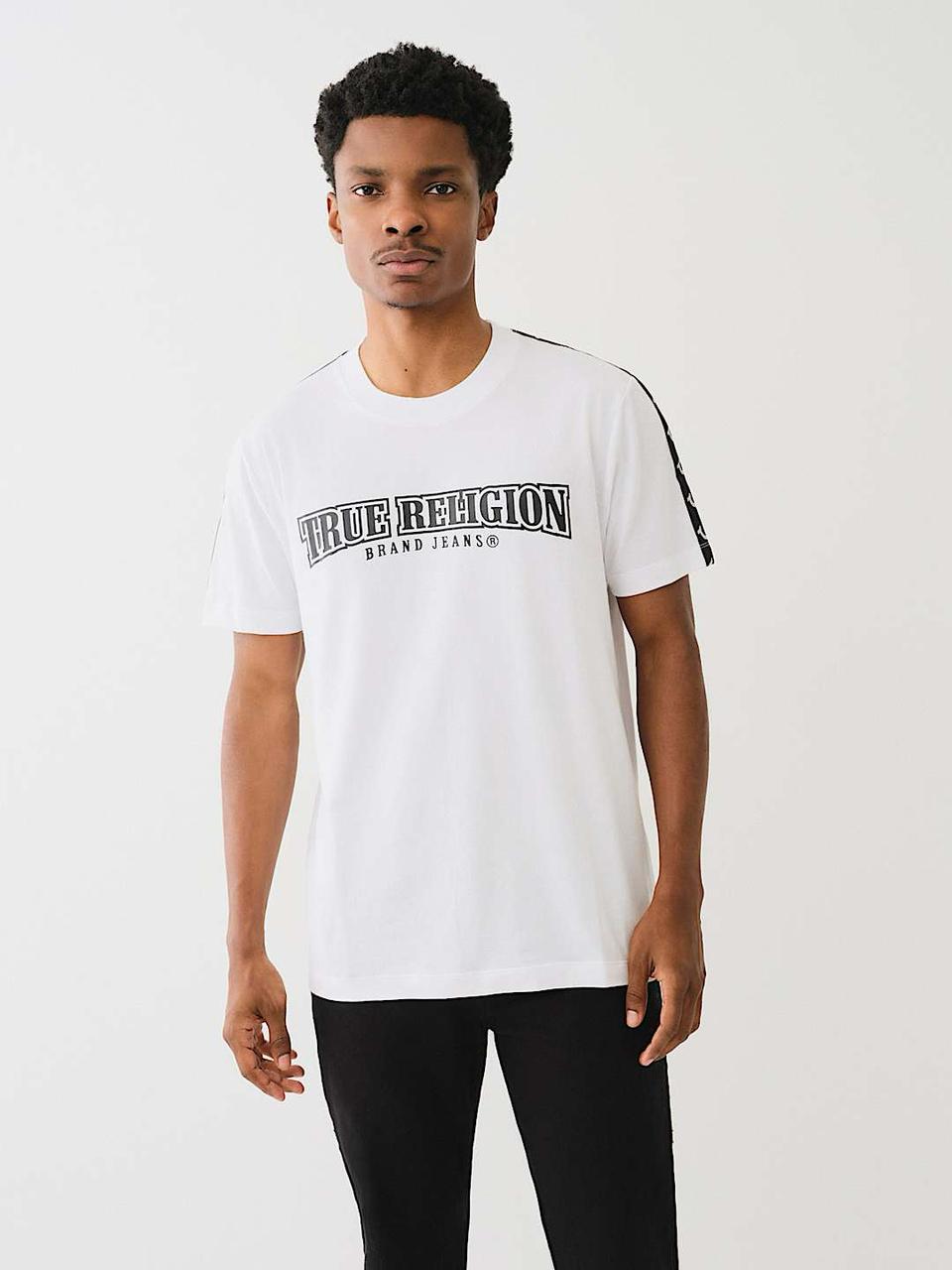 TRUE RELIGION LOGO TAPE GRAPHIC TEE