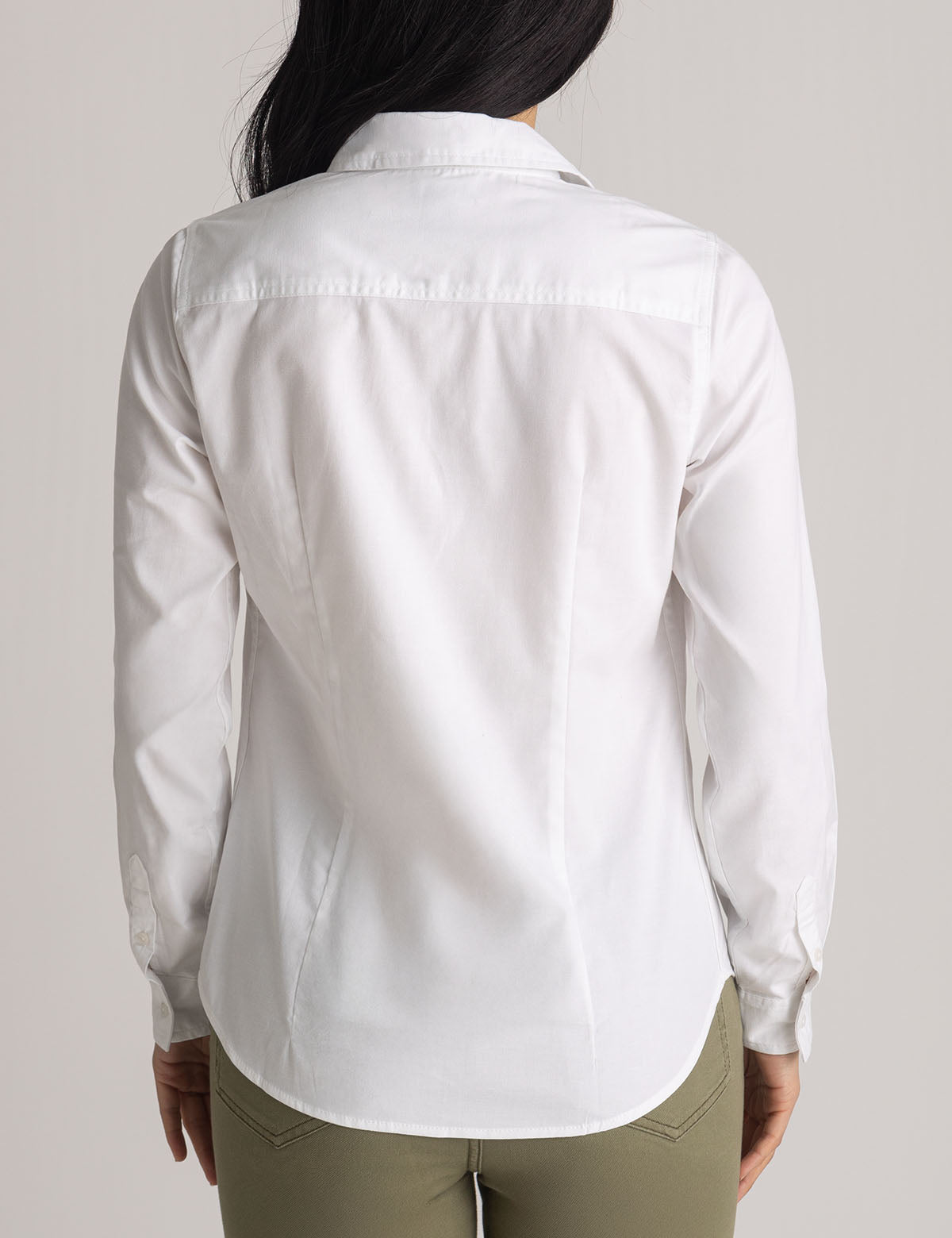US POLO ASSN LONG SLEEVE SOLID STRETCH OXFORD SHIRT - HIPPO US Brands US. POLO ASSN