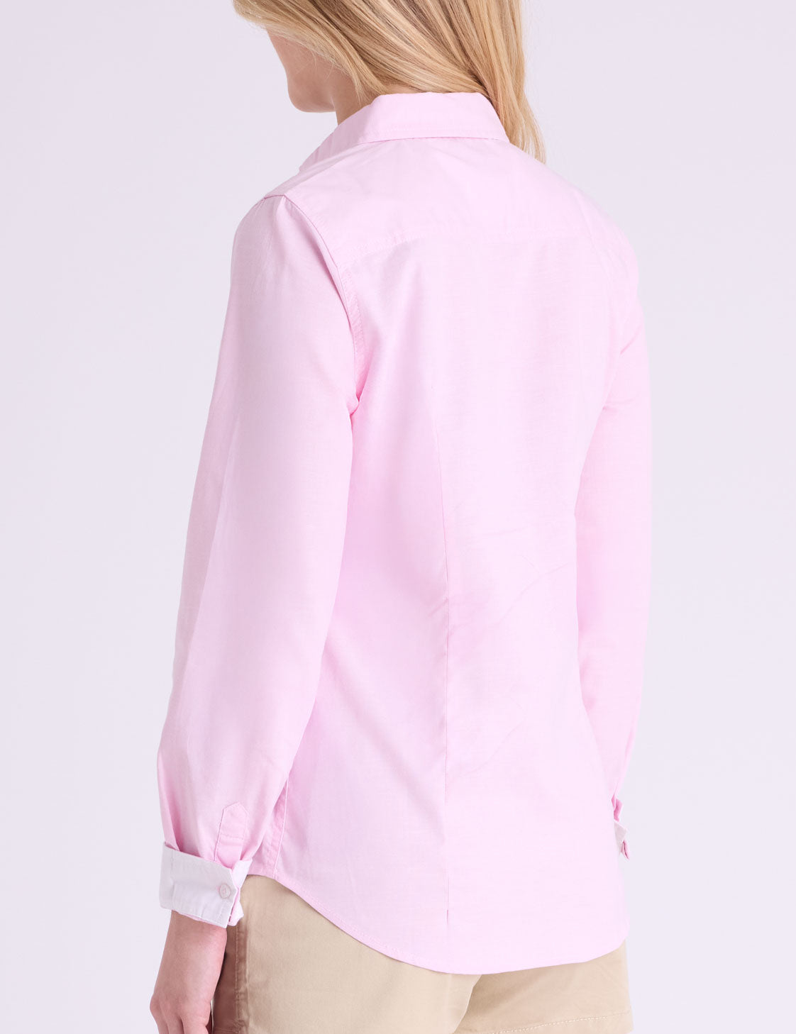 US POLO ASSN LONG SLEEVE SOLID STRETCH OXFORD SHIRT - HIPPO US Brands US. POLO ASSN