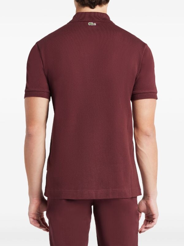 LACOSTE Classic Fit Signature Print L.12.12 Polo Shirt